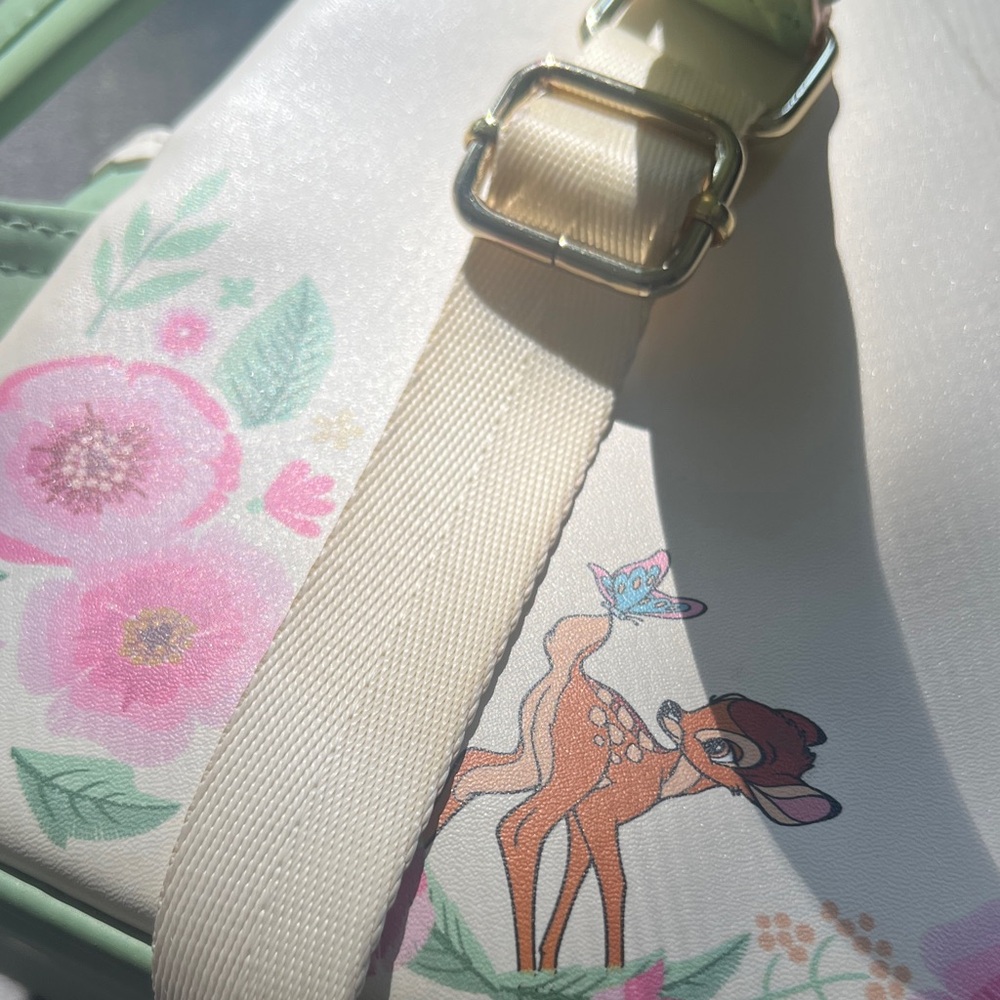 Loungefly Disney Bambi Backpack - Mint Green and Pink - Picture 10 of 14